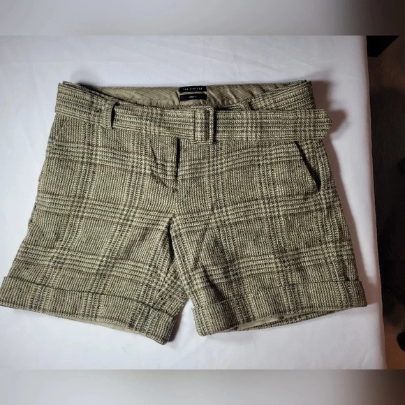 The Limited Drew Fit Green Wool Shorts sz 10 - Picture 1 of 9